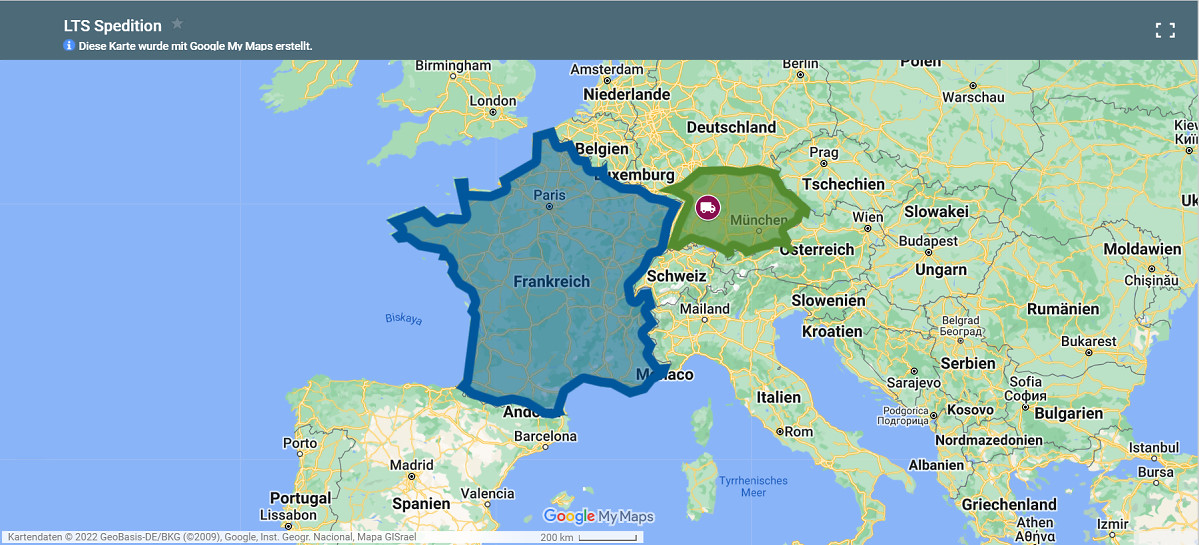 Unsere täglichen Tourengebiete - größere Karte in neuem Tab öffnen